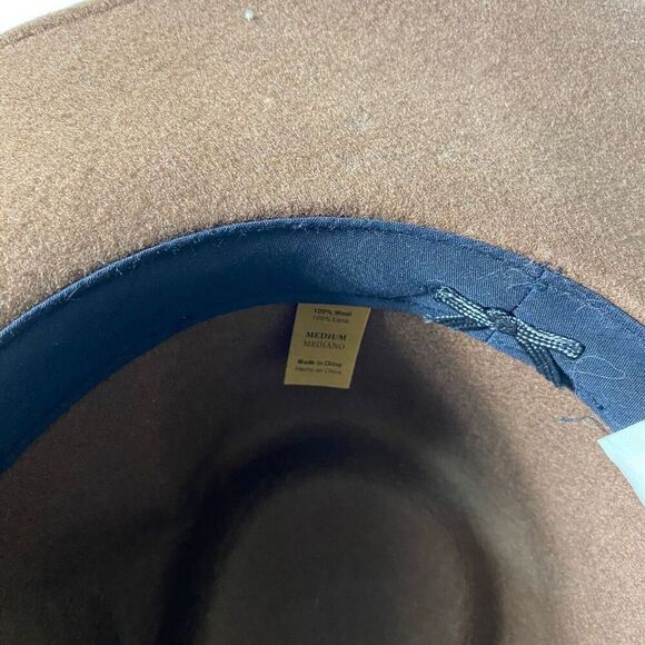 Minnetonka Wool Hat size M Brown Western Cowboy - Picture 6 of 10